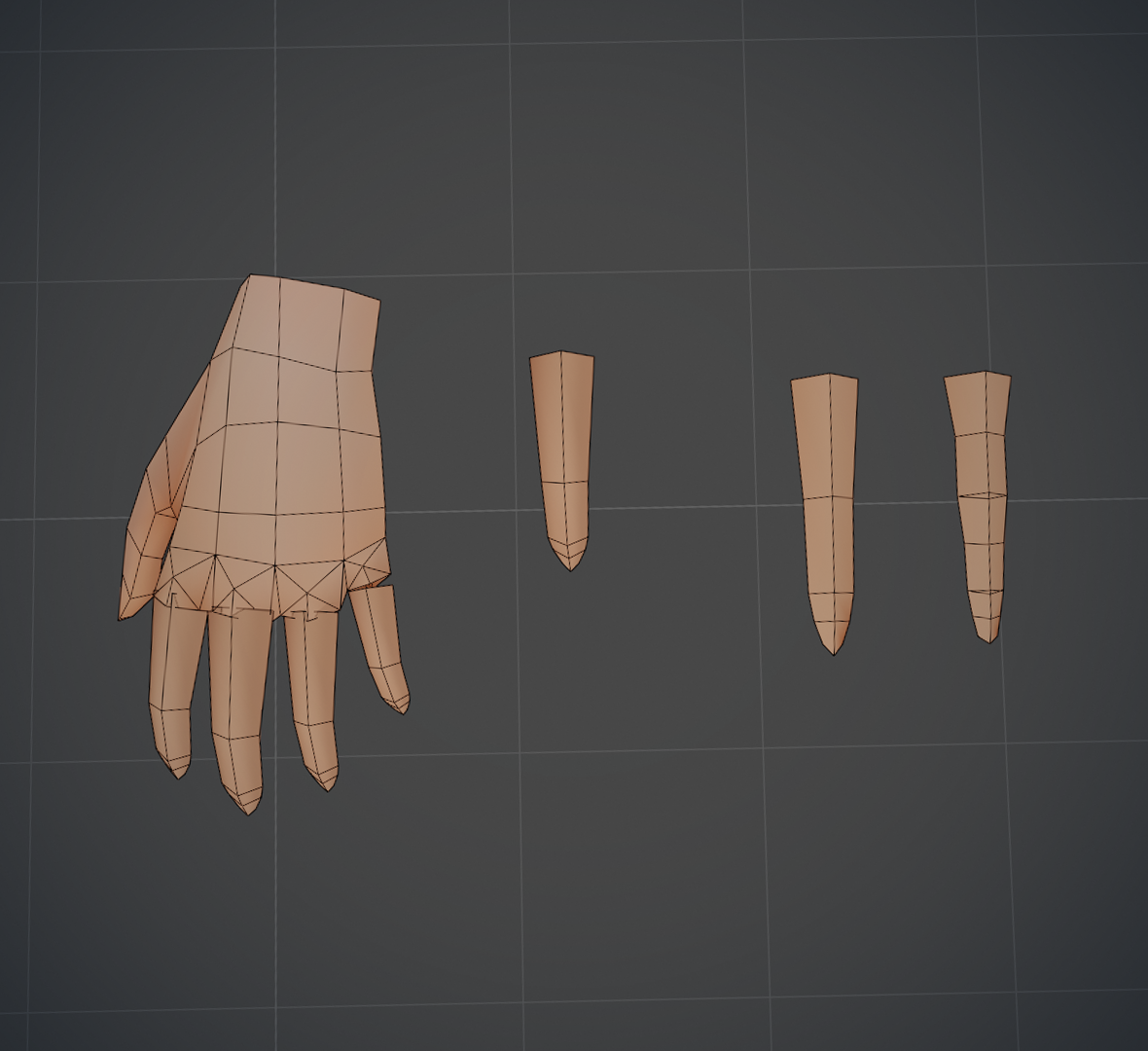 Low Poly Hand preview image 2